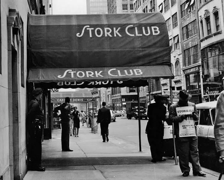 Stork Club НьюЙорк Джон Леггетт Три знаменитости Кэрол Маркус Глория - фото 28