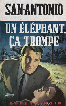 Frédéric Dard Un éléphant, ça trompe обложка книги