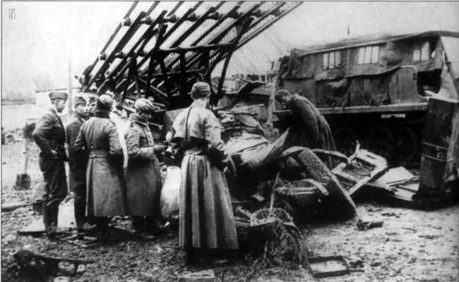 5 6 Еще одна БМ1316 на шасси автомобиля ЗИС6 захваченная частями 4й - фото 33