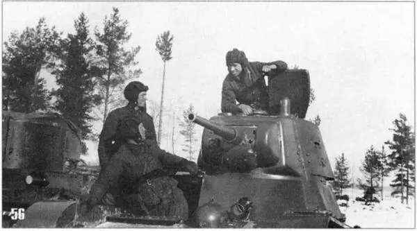 54 56 Экипаж танка Т26 образца 1939 года из состава 368го отдельного - фото 80
