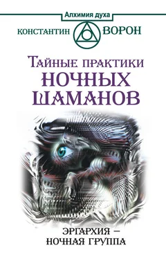 Константин Ворон Тайные практики ночных шаманов. Эргархия – Ночная группа обложка книги