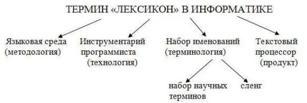 Рис 13 Значения термина лексикон в информатике На всех названных - фото 3