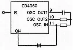 Рис 227 Включение ИС CD4060 Число выводов корпуса типа DIP16 не - фото 51