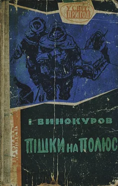 Ізидор Винокуров Пішки на полюс обложка книги