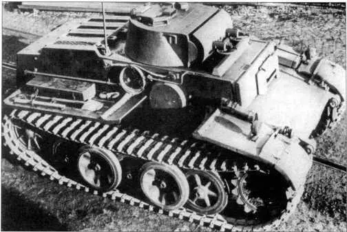 Танк поддержки пехоты PzKpfwI AusfF VK 1801 сфотографированный на - фото 68