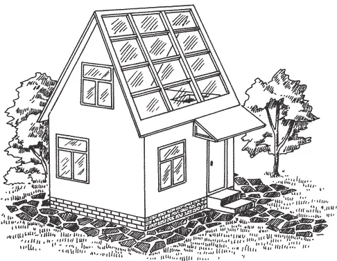Рис 19 Теплица на чердаке Теплоизоляция Именно ради тепла и сооружаются - фото 20