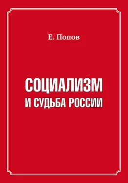 Евгений Попов Социализм и судьба России обложка книги