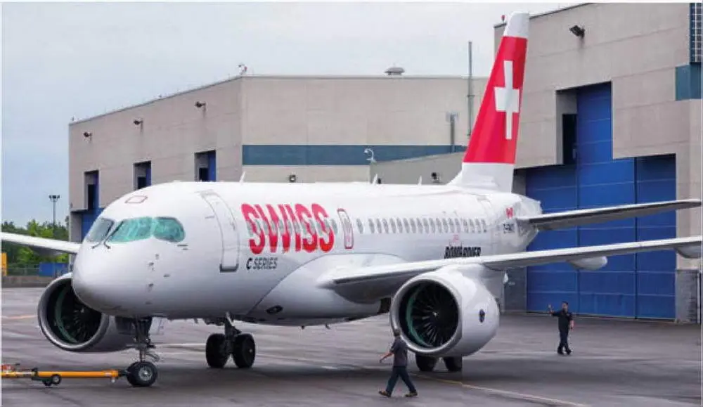 Пятый опытный Bombardier CS100 FTV5 поступивший на испытания в марте этого - фото 25