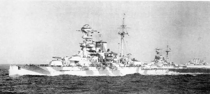 Уорспайт и Малайя и Уорспайт на мели 1947 г Линейные корабли типа - фото 173