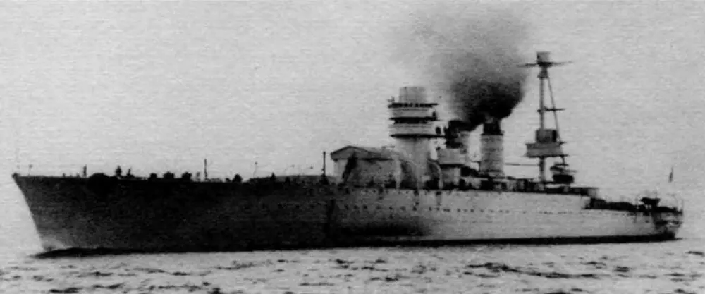 Конте ди Кавур выходит на ходовые испытания после модернизации 1936 г По - фото 25