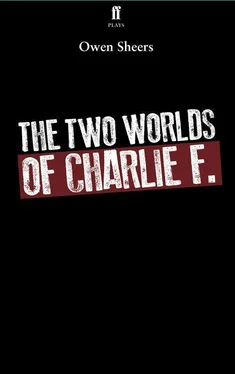 Owen Sheers The Two Worlds of Charlie F обложка книги