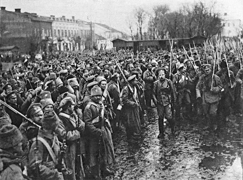 19 Русские войска в ходе наступления на австрийские позиции в Карпатах - фото 50