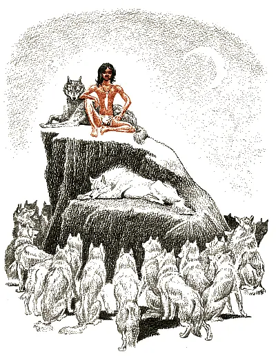 Стая ответила коротким оглушительным лаем прогремевшим во тьме словно треск - фото 113