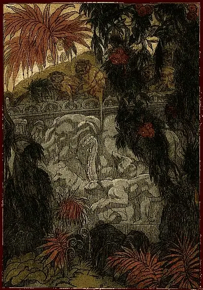 ВТОРАЯ КНИГА ДЖУНГЛЕЙ КАК СТРАХ ПРИШЁЛ В ДЖУНГЛИ перевод Н Дарузес - фото 71