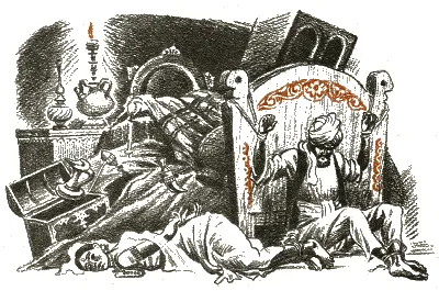 Маугли очень хорошо знал нравы и обычаи деревни Он сообразил что пока люди - фото 89