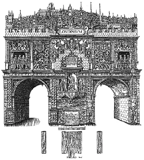 Рис 5 Триумфальная арка Якова I Стюарта на Фенчерчстрит Лондиний - фото 24