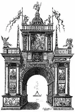 Рис 6 Триумфальная арка Якова I Стюарта на ГрейсчерчСтрит Воспроизведено по - фото 25