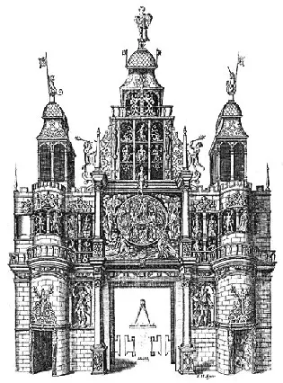 Рис 9 Триумфальная арка Якова I Стюарта на Флитстрит Воспроизведено по - фото 28