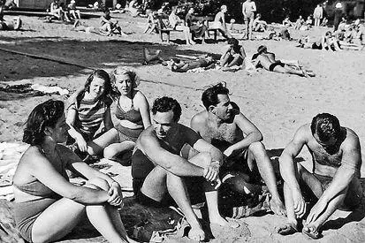 Södertälje bathing beach is a tourist attraction Theres a wooden pavilion - фото 33