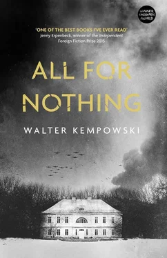 Walter Kempowski All for Nothing обложка книги