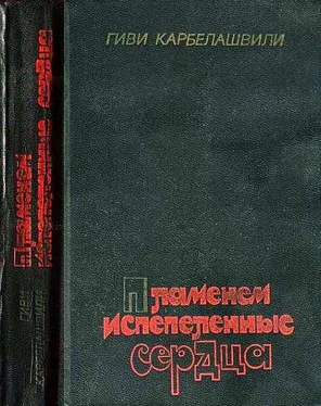 Гиви Карбелашвили Пламенем испепеленные сердца обложка книги