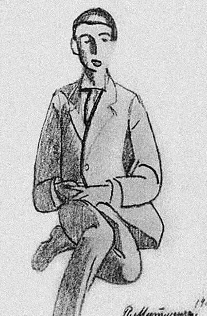 Георгий Иванов Портрет работы П Митурича 1914 г Тот у кого - фото 34