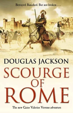 Douglas Jackson Scourge of Rome обложка книги