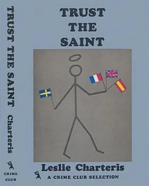 Leslie Charteris Trust The Saint обложка книги