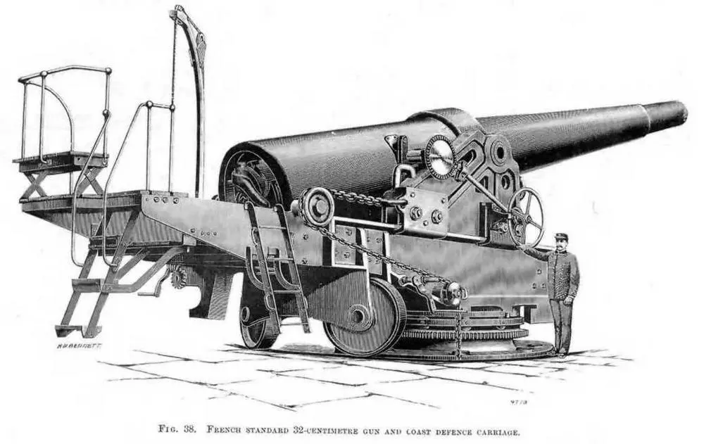320мм орудие производства французского завода Форж и Шантье в Гавре на - фото 26