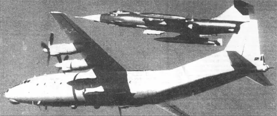 Поисковоспасательный Ан12БК в сопровождении норвежского F104G Летающие - фото 13