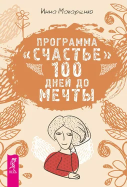 Инна Макаренко Программа «Счастье». 100 дней до мечты обложка книги