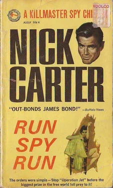 Nick Carter Run, Spy, Run обложка книги