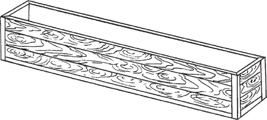 Рис 36 Деревянная ванна для вымачивания ивовых прутьев и палок Во время - фото 37