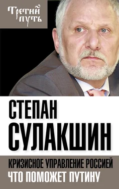 Степан Сулакшин Кризисное управление Россией. Что поможет Путину обложка книги