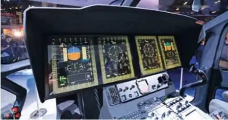 Интерьер кабины пилотов Н160 Турбовальный двигатель Turbomeca Arrano 3D - фото 8