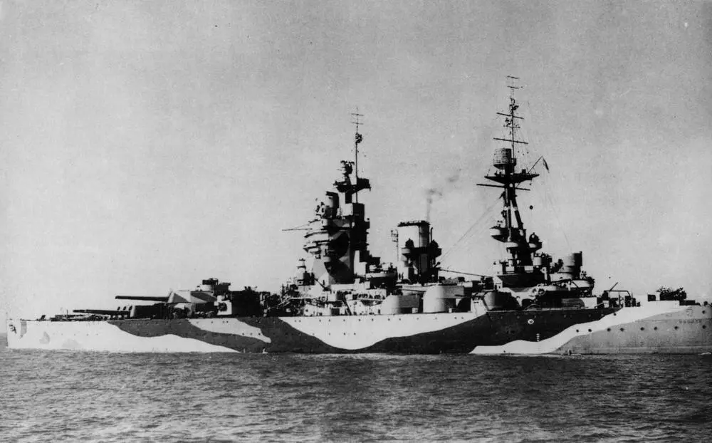 Линейный корабль Родней Родней во время Нормандской операции 1944 г 2 - фото 73