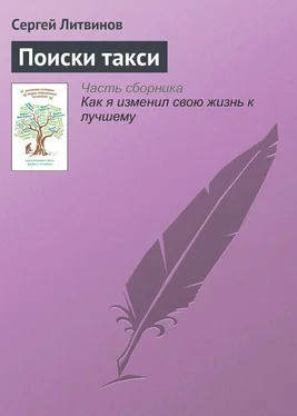 Сергей Литвинов Поиски такси обложка книги