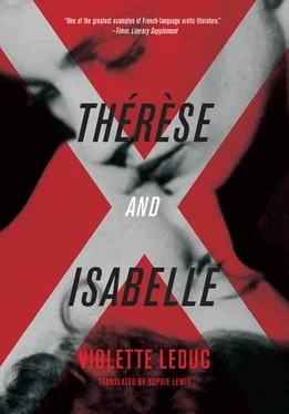 Violette Leduc Thérèse and Isabelle обложка книги