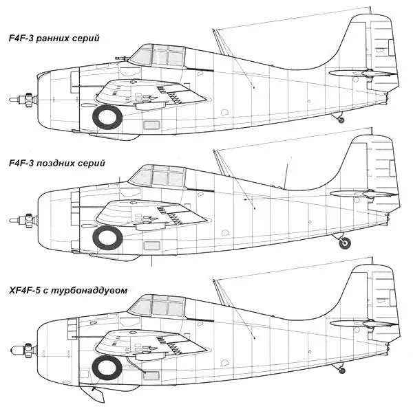 Один из двух построенных XF4F5 Первый сери - фото 20