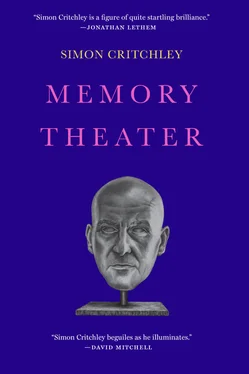 Simon Critchley Memory Theater обложка книги