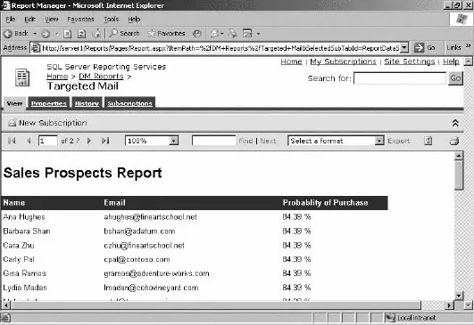 Рис 169Reporting Services Следующая схема иллюстрирует обеспечение сетевой - фото 69