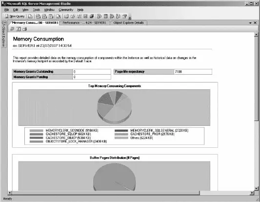 Рис 1616Отчеты SQL Management Studio Что касается программируемости то - фото 76