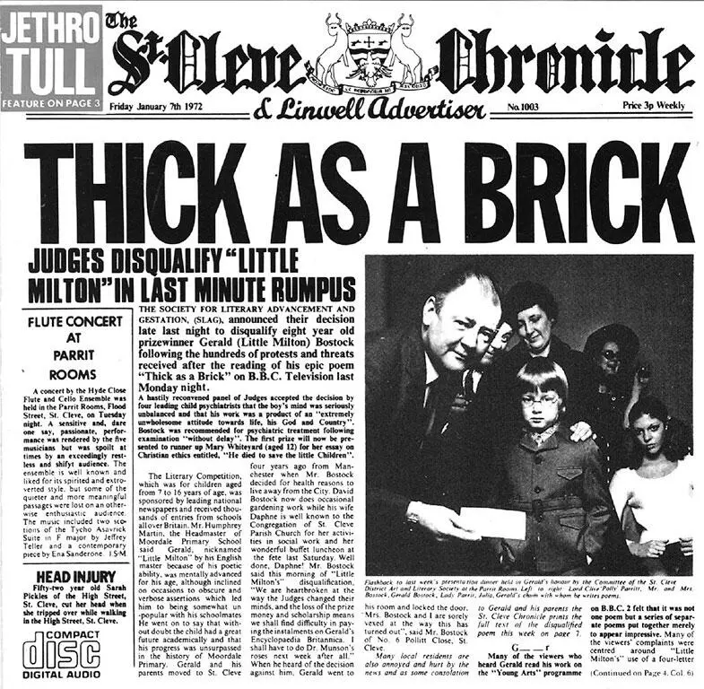 Jethro Tull Thick As A Brick Да массовый Эдем 60х кончился но много людей - фото 250