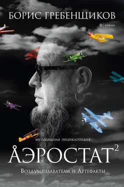 Борис Гребенщиков Аэростат. Воздухоплаватели и Артефакты обложка книги