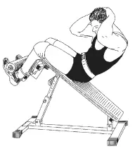 Рис 111 Пресс на римском стуле Рис 112 Боковые наклоны с гантелей вправо - фото 144