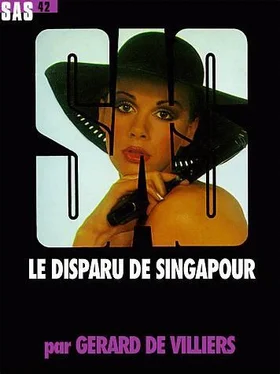 Gérard de Villiers Le disparu de Singapour обложка книги