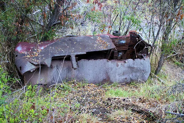 Артефакт в стиле Мэнсона на дне Растик каньона Прямо к северу от старого дома - фото 104