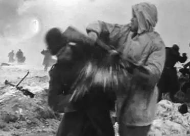 Блокада 19731977 Ленфильм Каскадёры В Шаварин и Н Ващилин в сцене - фото 35