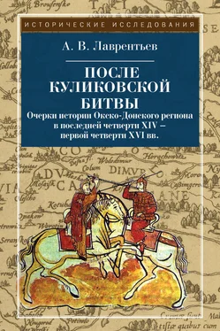 Александр Лаврентьев После Куликовской битвы. Очерки истории Окско-Донского региона в последней четверти XIV – первой четверти XVI вв. обложка книги