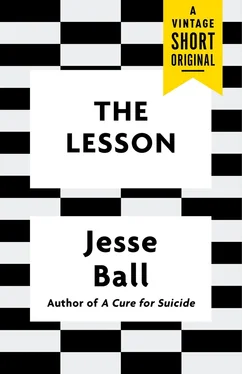 Jesse Ball The Lesson обложка книги